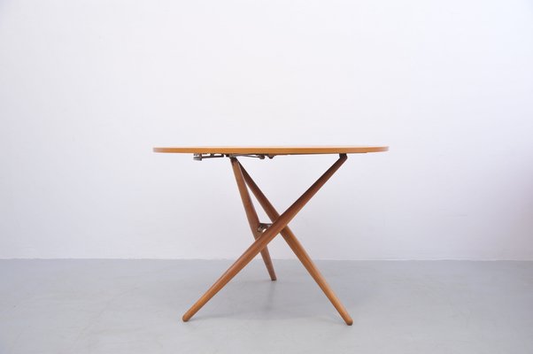 Adjustable Table in Cherry by Jürg Bally for Wohnhilfe-ZE-989889