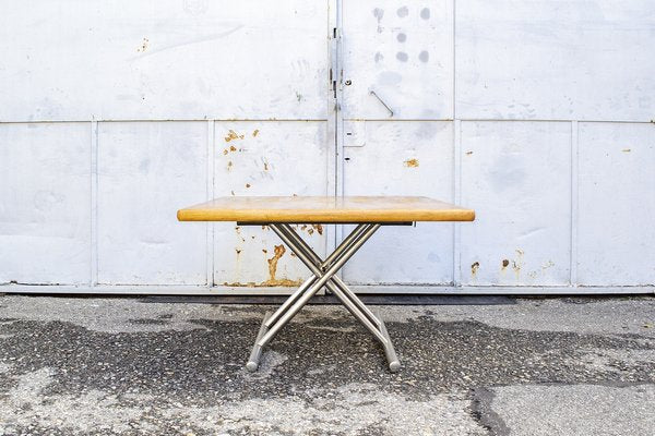 Adjustable Table in Metal and Wood, Italy, 1960s-VCV-1722735