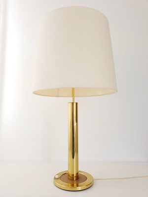 Adjustable Table Lamp in Gilded Brass, 1970s-CGX-241446