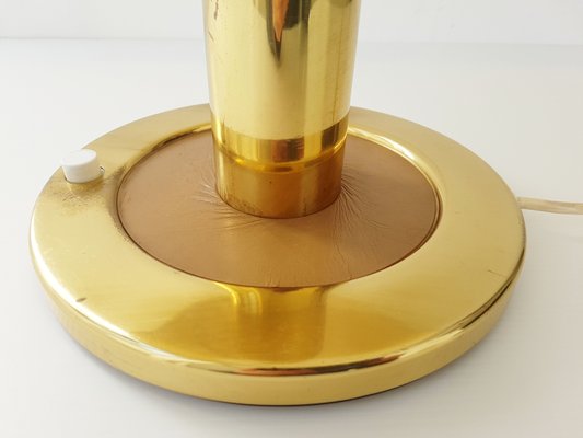 Adjustable Table Lamp in Gilded Brass, 1970s-CGX-241446