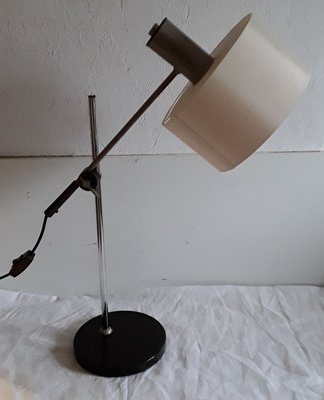 Adjustable Table Lamp with Chromed Metal Frame, 1970s-HOI-801790