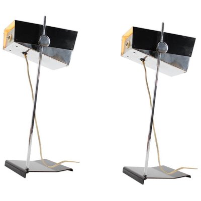 Adjustable Table Lamps by Josef Hurka for Napako, 1960s, Set of 2-TZ-785991