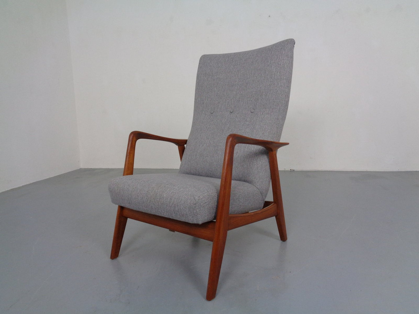 Adjustable Teak Armchair, Denmark, 1960s