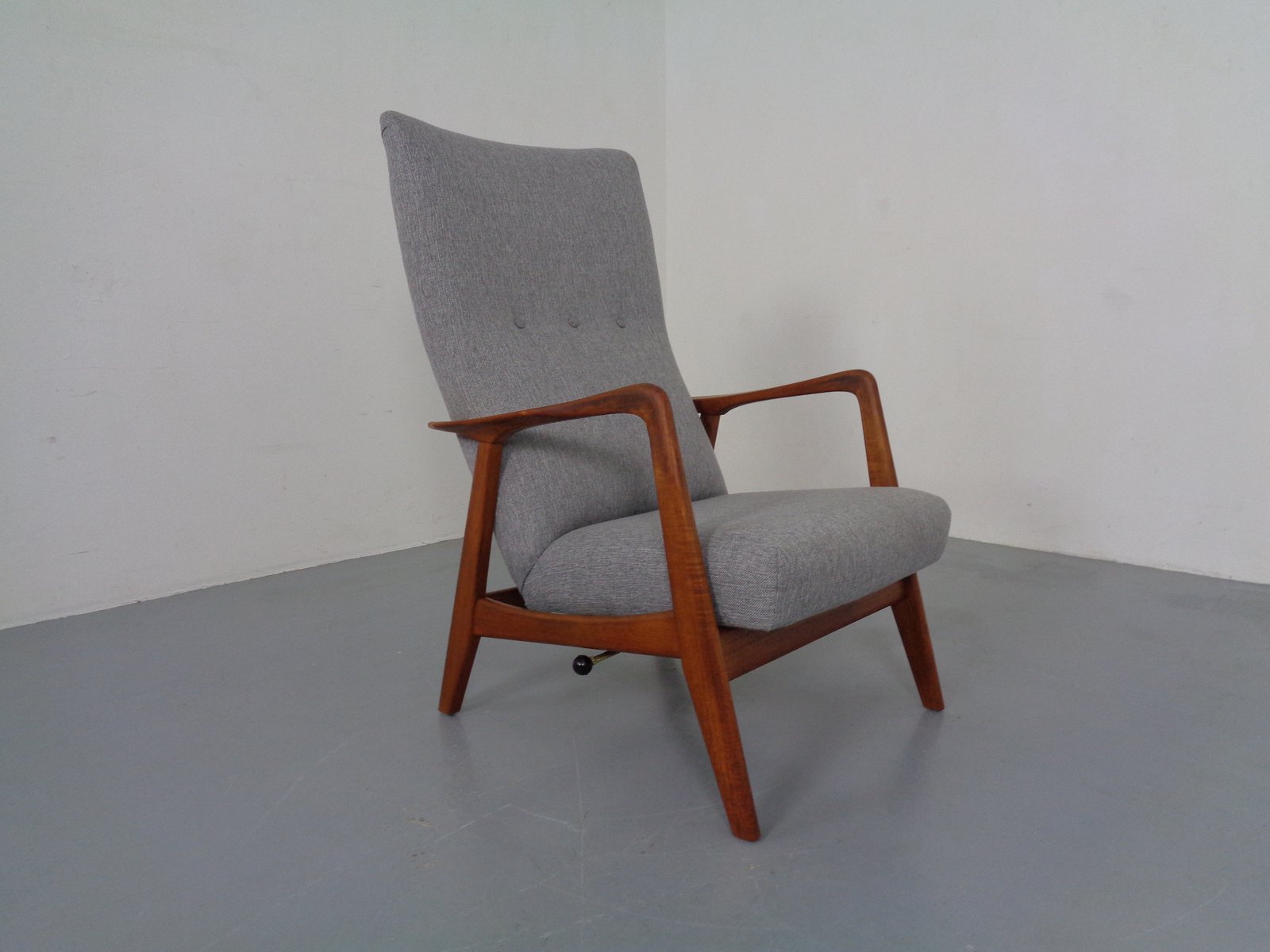 Adjustable Teak Armchair, Denmark, 1960s