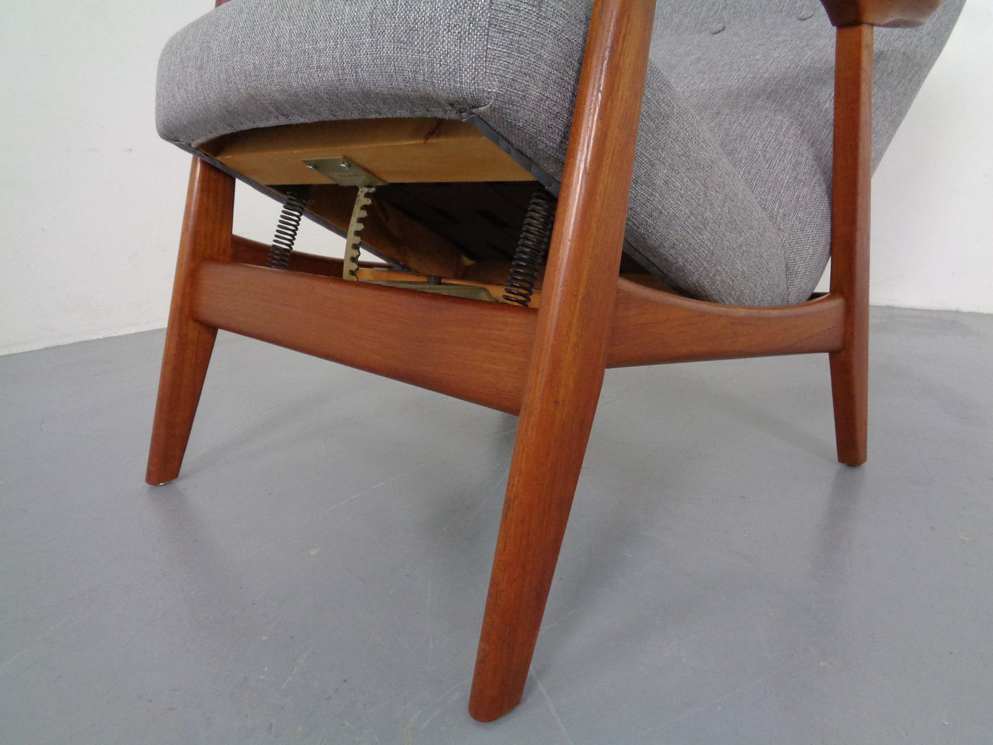 Adjustable Teak Armchair, Denmark, 1960s