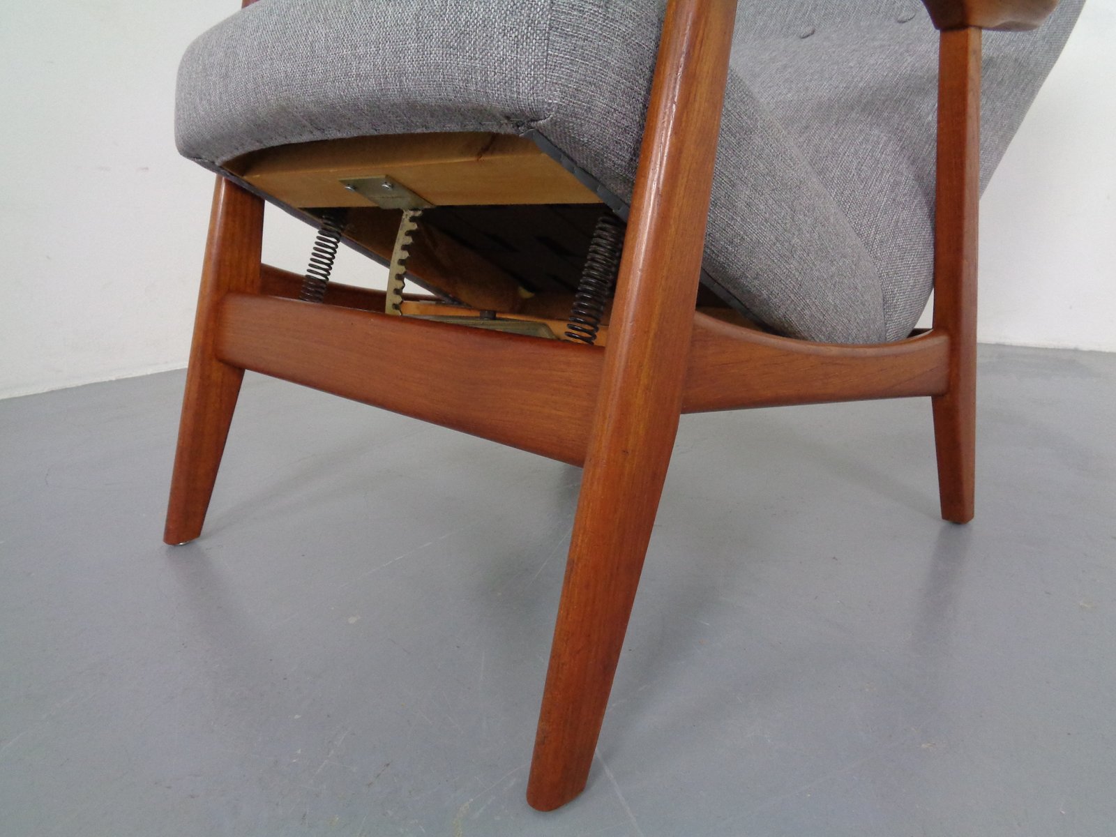 Adjustable Teak Armchair, Denmark, 1960s