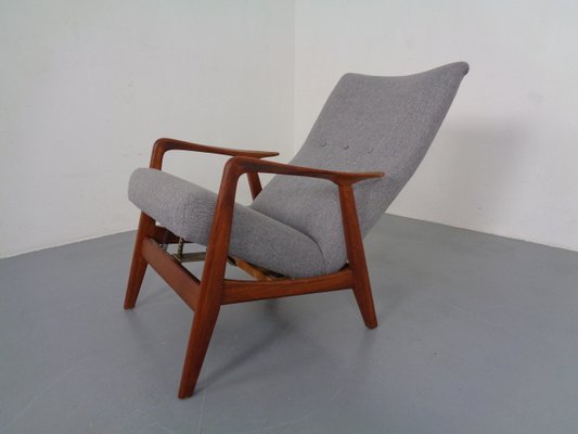 Adjustable Teak Armchair, Denmark, 1960s