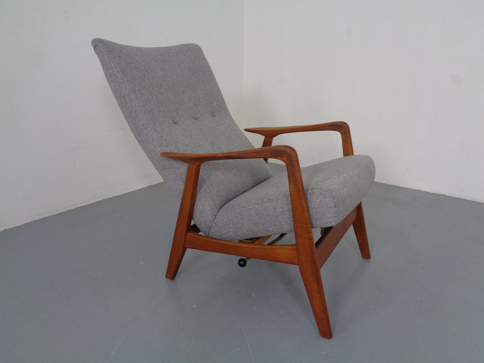 Adjustable Teak Armchair, Denmark, 1960s