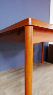 Adjustable Teak Dining Table by Henning Kjaernulf for Velje Möbelfabrik-KK-1798857