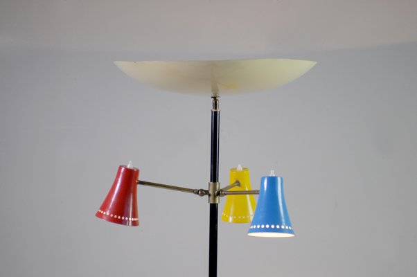 Adjustable Tripod Floor Lamp from Stilnovo, 1950s-FQ-776865