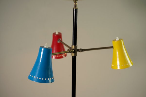 Adjustable Tripod Floor Lamp from Stilnovo, 1950s-FQ-776865