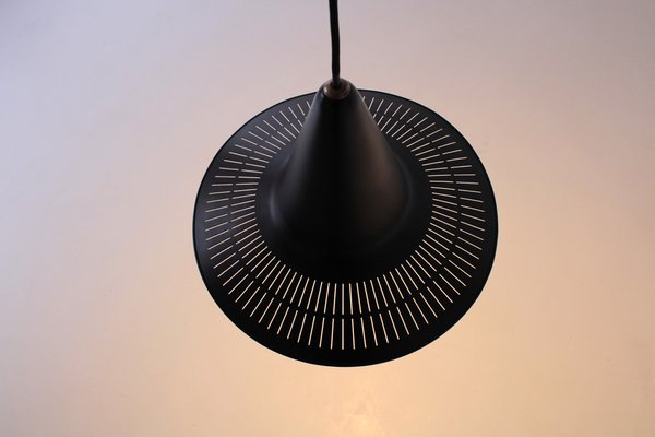 Adjustable Wall Lamp in Black and Teak from Indoor, 1950s-XT-1451409