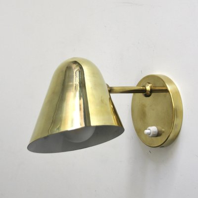 Adjustable Wall Lamp in Brass by Jacques Biny for Luminalité, 1950s-SY-1818624