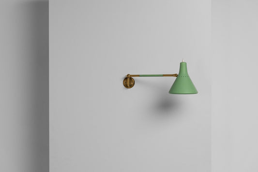 Adjustable Wall Lamp in Brass from Stilux, 1960