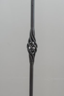 Adjustable Wrought Iron Painted Floor Lamp, 1960s-SPD-837975