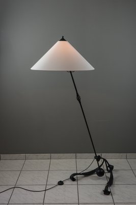 Adjustable Wrought Iron Painted Floor Lamp, 1960s-SPD-837975