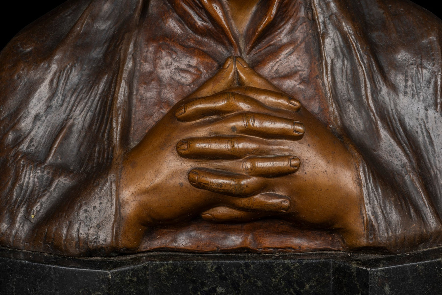 Adolf Josef Pohl, Mater Dolorosa Bust, 1920s, Bronze