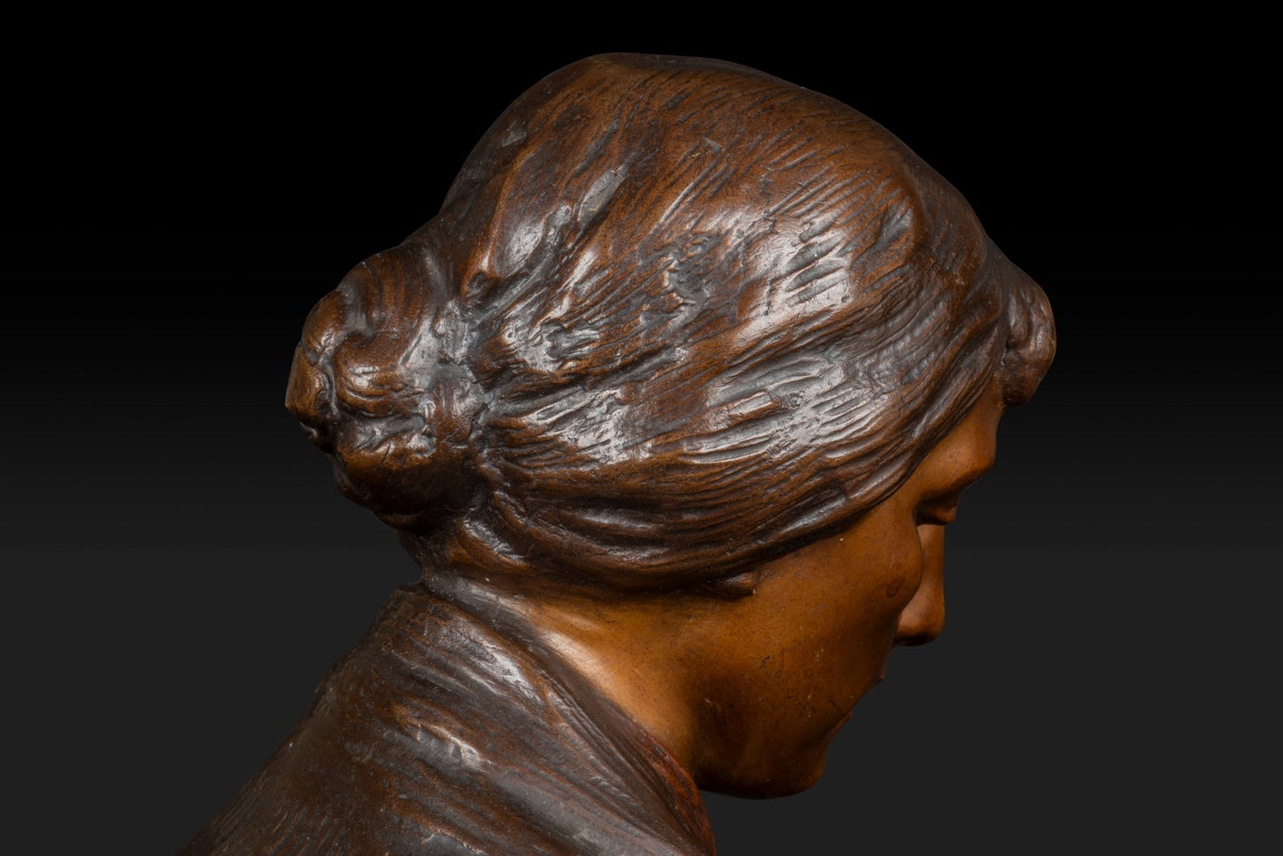 Adolf Josef Pohl, Mater Dolorosa Bust, 1920s, Bronze