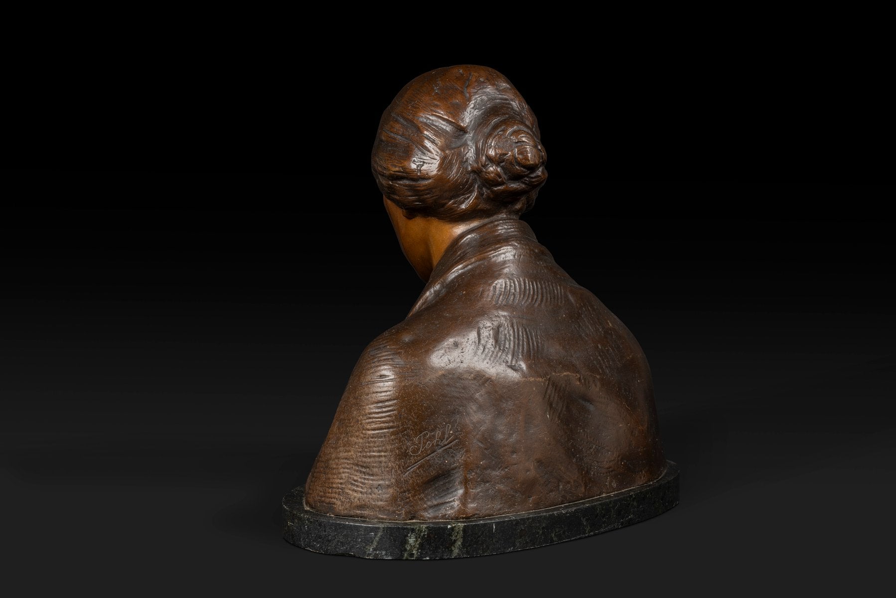 Adolf Josef Pohl, Mater Dolorosa Bust, 1920s, Bronze