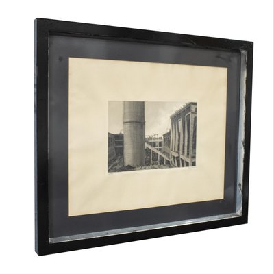 Adolfo Almarcha, Drawing of Building, 1978, Charcoal and Graphite on Paper-UZ-1419076