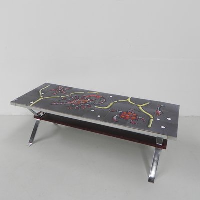 Adri Tile Table With Sea Motif-TL-1225663