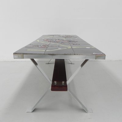 Adri Tile Table With Sea Motif-TL-1225663