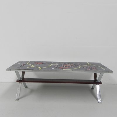 Adri Tile Table With Sea Motif-TL-1225663