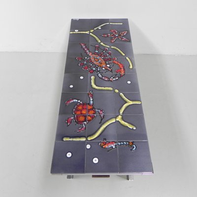 Adri Tile Table With Sea Motif-TL-1225663