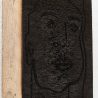 Adrian Black, Portrait of Dora Maar Painting on Wood, 2017-WM-1045100