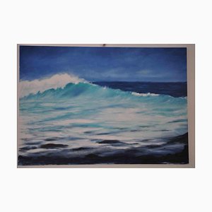 Adriano Bernetti da Vila, Australian Waves, Oil & Acrylic on Canvas, 2018-ZCI-1761889