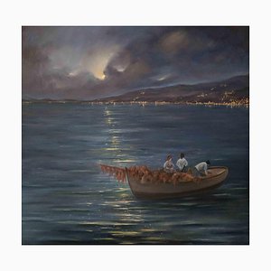 Adriano Bernetti da Vila, Lights in the Gulf, Oil on Canvas, 2018-ZCI-1761888