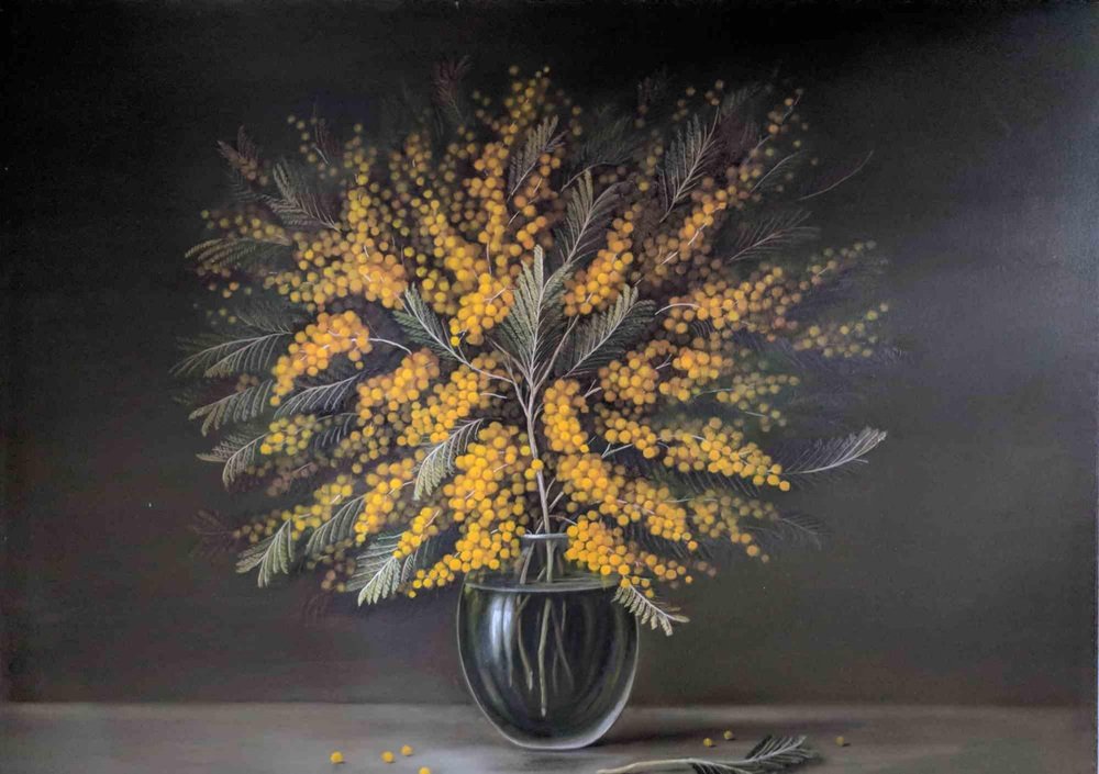 Adriano Bernetti da Vila, Mimosa 4, Oil on Canvas, 2018