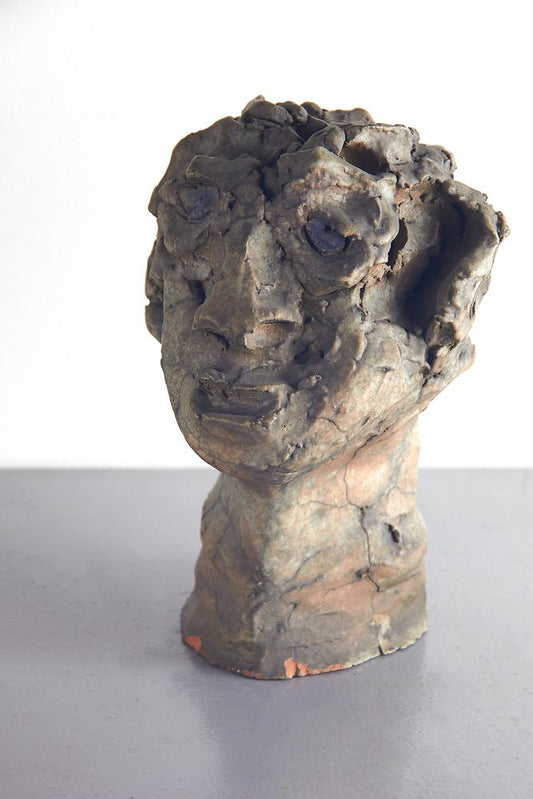 Adriano Tuninetto, Expressionist Sculpture, 1960s, Terracotta