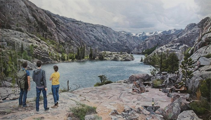 Adrien Belgrand, Lake Louise, 2017, Acrylic on Canvas-CHG-916534