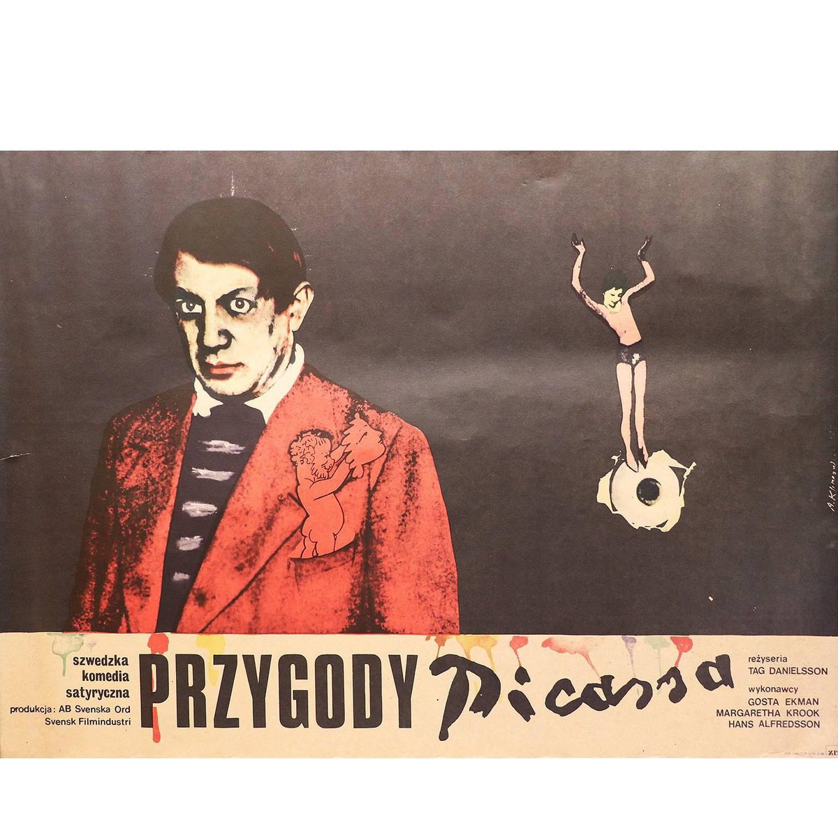 Adventures of Picasso, Polish Poster for the Swedish Film, 1979