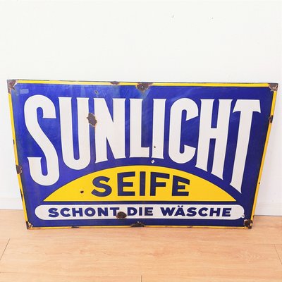 Advertising Enamel Sign for Sunlicht Soap, 1910s-WK-2023693