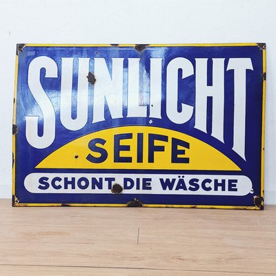 Advertising Enamel Sign for Sunlicht Soap, 1910s-WK-2023693