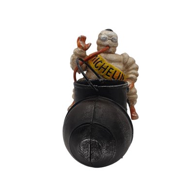 Advertising Figurines in Iron from Bibendum Michelin, 1950s, Set of 2-TCS-1144055