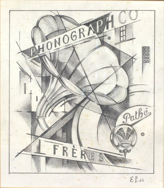 Advertising Poster from Phonograph Co. Brothers