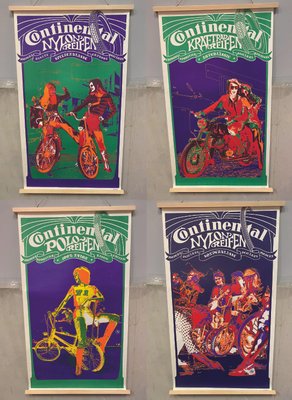 Advertising Posters, 1970s, Set of 4-JO-1141712