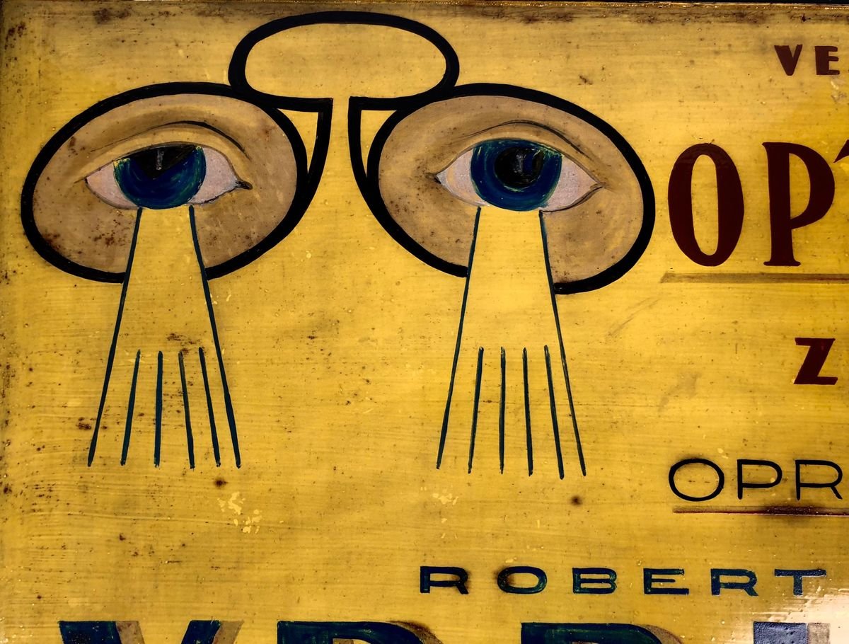 Advertising Sign for an Optician, 1920s