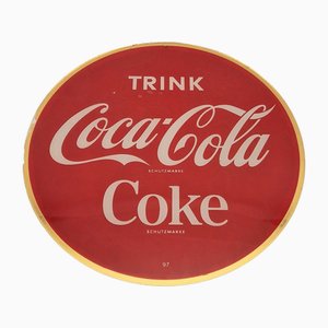 Advertising Sign Trink Coca Cola - Eiskalt, 1959-WK-1821142