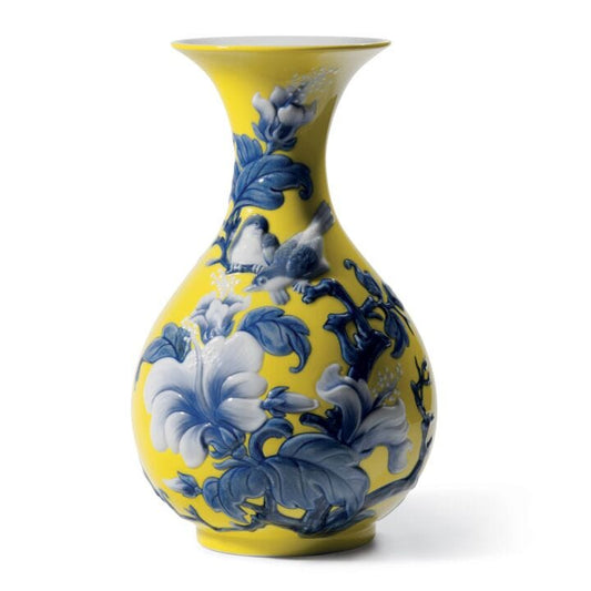 Sparrows Vase by Lladró #Yellow