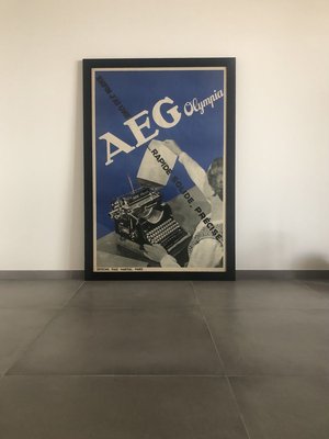 AEG Olympia Promotional Poster by Francis Bernard for Paul Martial, 1935-MOH-910812