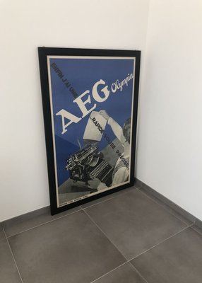 AEG Olympia Promotional Poster by Francis Bernard for Paul Martial, 1935-MOH-910812