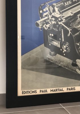 AEG Olympia Promotional Poster by Francis Bernard for Paul Martial, 1935-MOH-910812