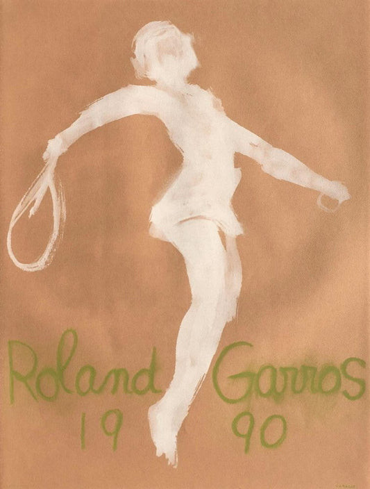 Affiches officielles Roland-Garros, Claude Garache, 1990