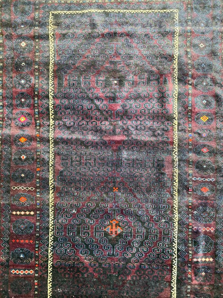 Afghan Grey Baluch Rug