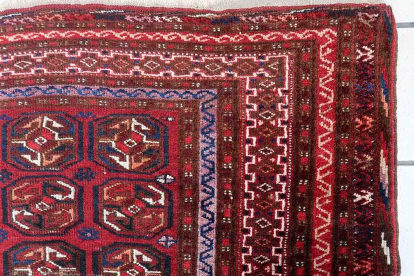 Afghan Handmade Ersari Rug, 1920s-JZV-1371683