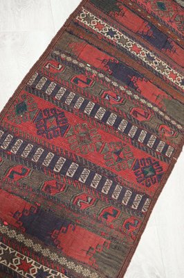 Afghan Oriental Nomadic Beloch Sumakh Kilim Runner Rug, 1920s-UZN-1410997